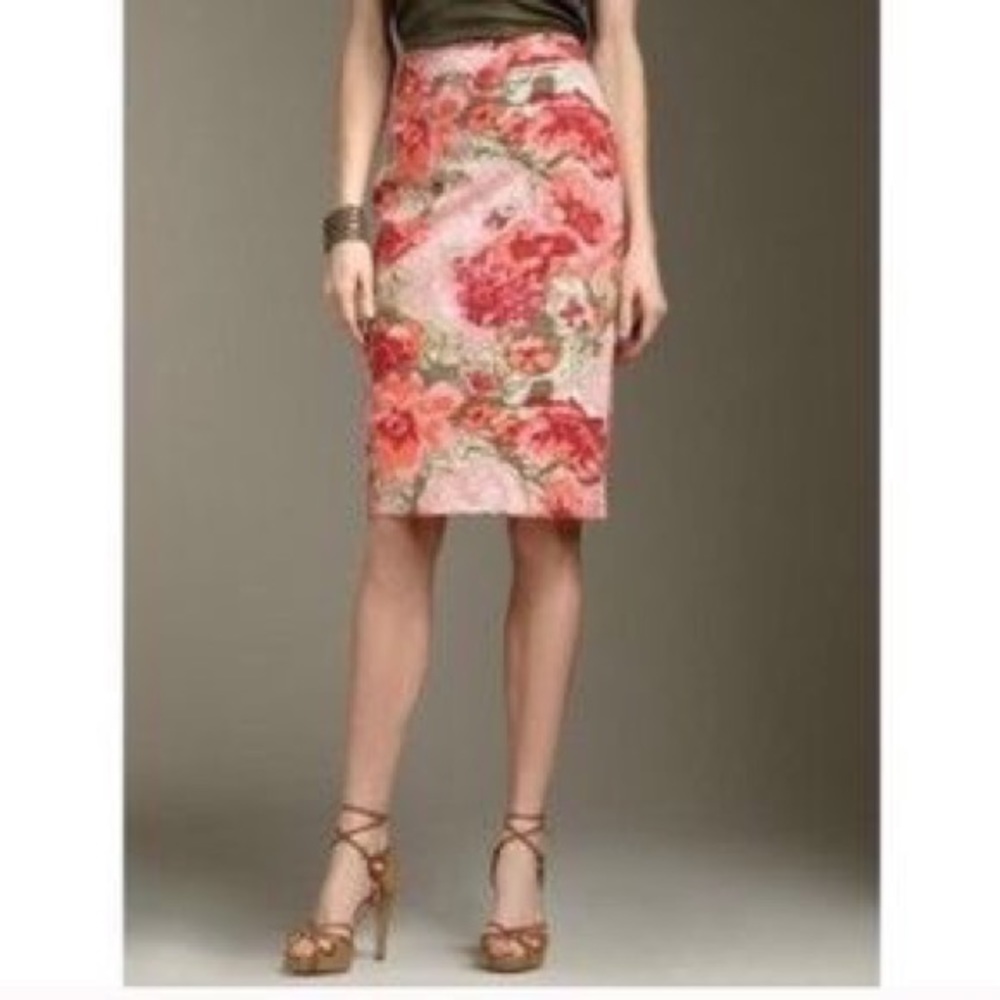 Talbots Pencil Skirt Pink peach size 6